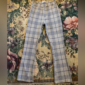 Urban outfitters, medium, stretchy flared plaid pant